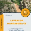 Apostila Analista Legislativo I Ciências Contábeis Câmara de Lavras da Mangabeira CE 2025