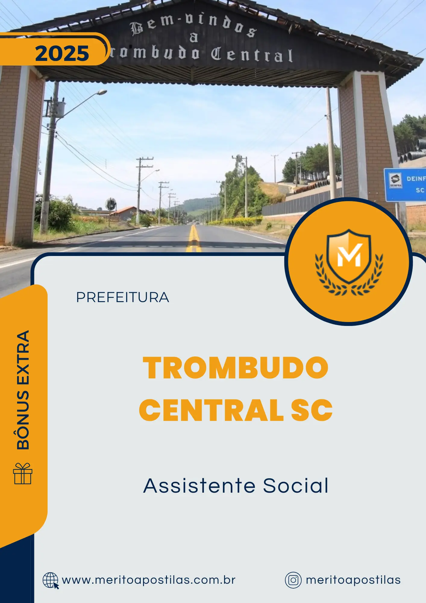 Apostila Assistente Social Prefeitura de Trombudo Central SC 2025