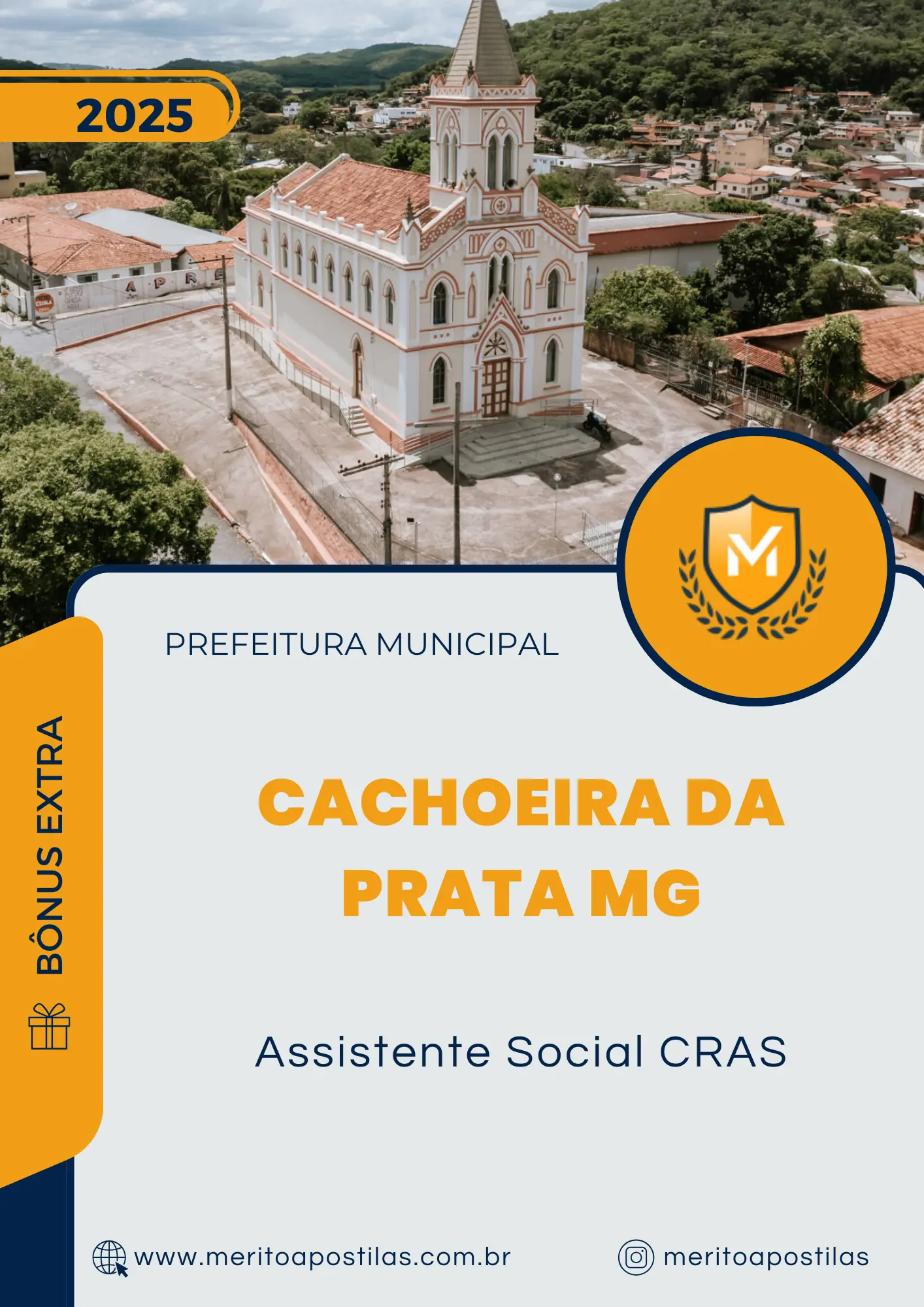 Apostila Assistente Social CRAS Prefeitura de Cachoeira da Prata MG 2025