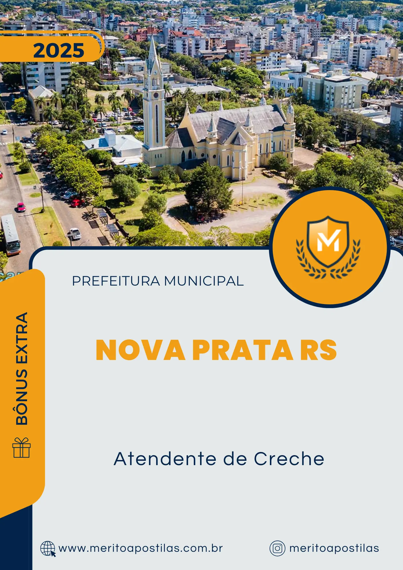 Apostila Atendente de Creche Prefeitura de Nova Prata RS 2025