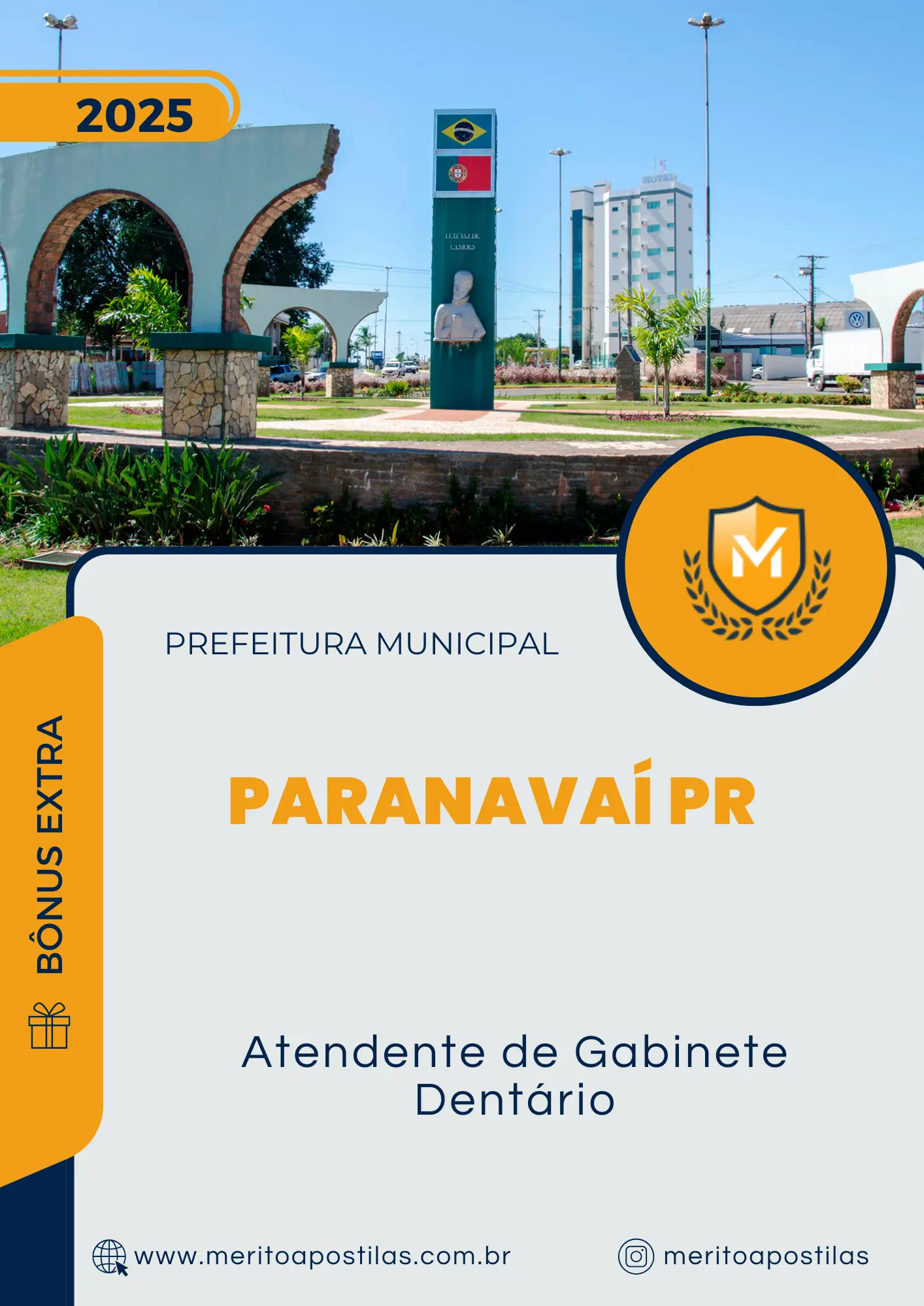 Apostila Atendente de Gabinete Dentário Prefeitura de Paranavaí PR 2025