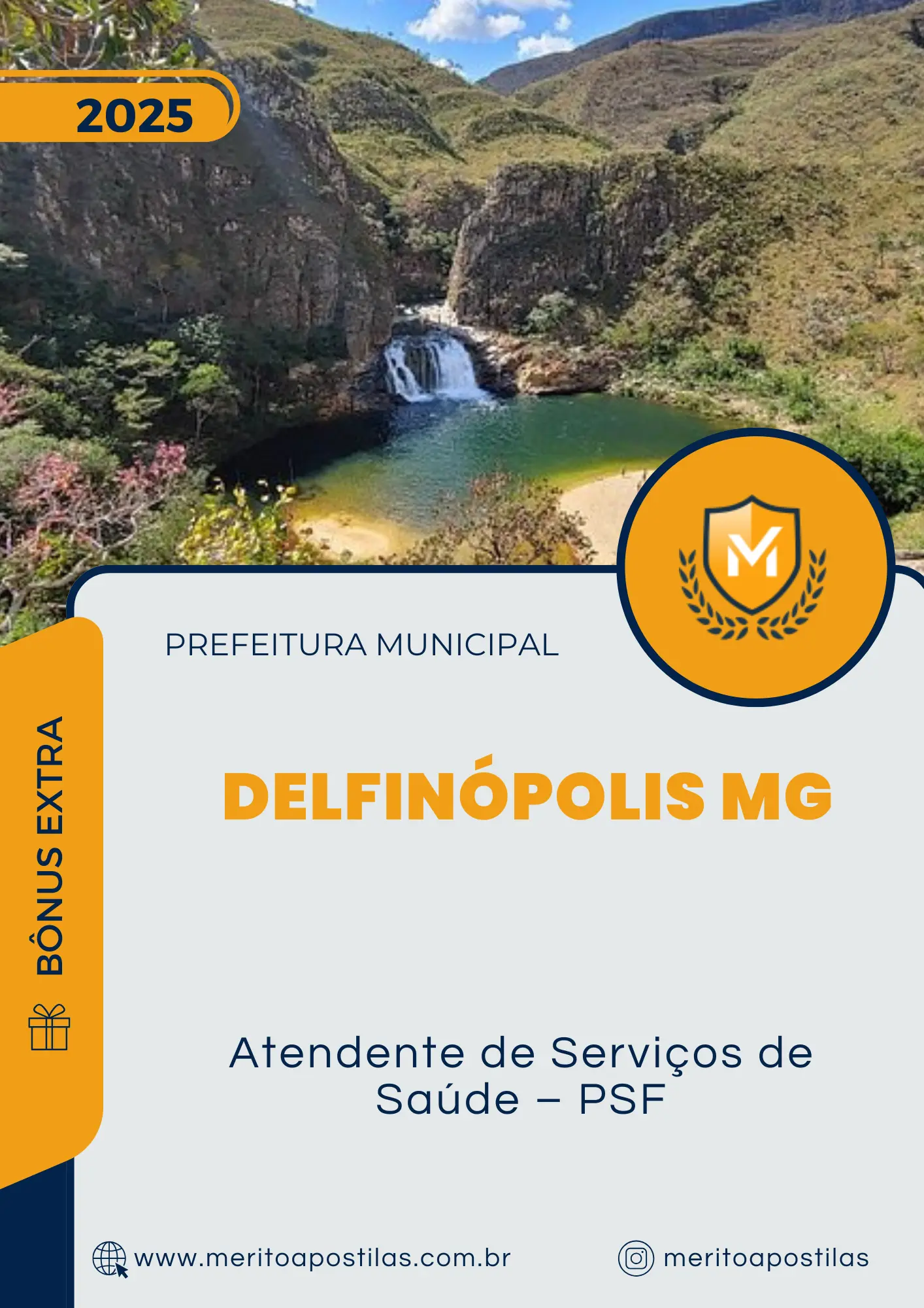Apostila Atendente de Serviços de Saúde PSF Prefeitura de Delfinópolis MG 2025
