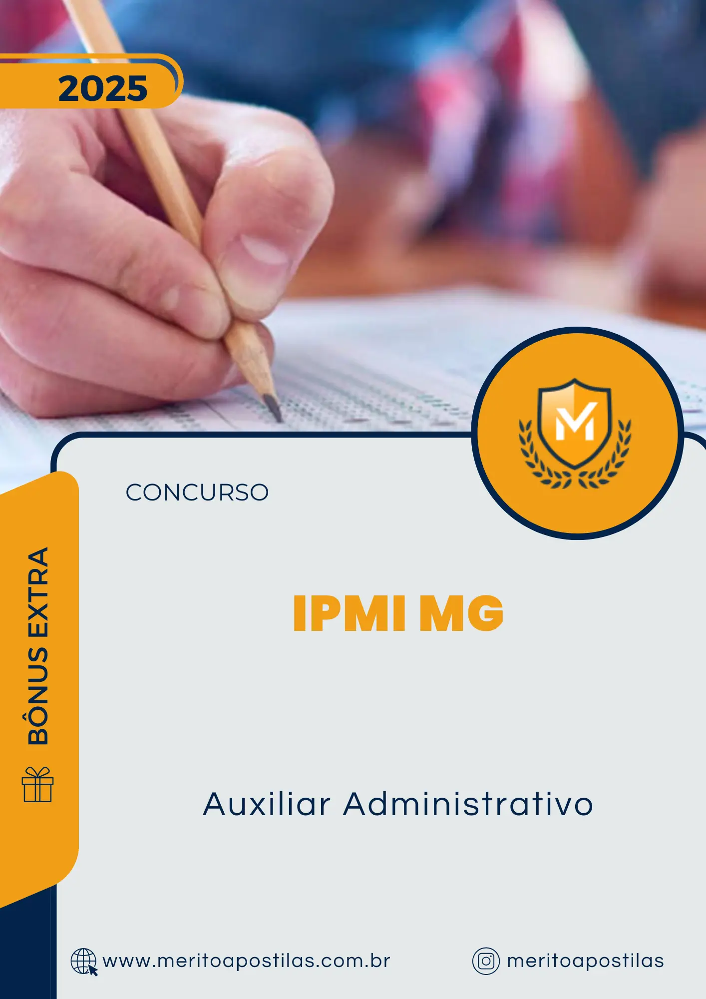 Apostila Auxiliar Administrativo Concurso IPMI MG 2025