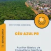 Apostila Auxiliar Básico de Consultório Dentário Prefeitura de Céu Azul PR 2025