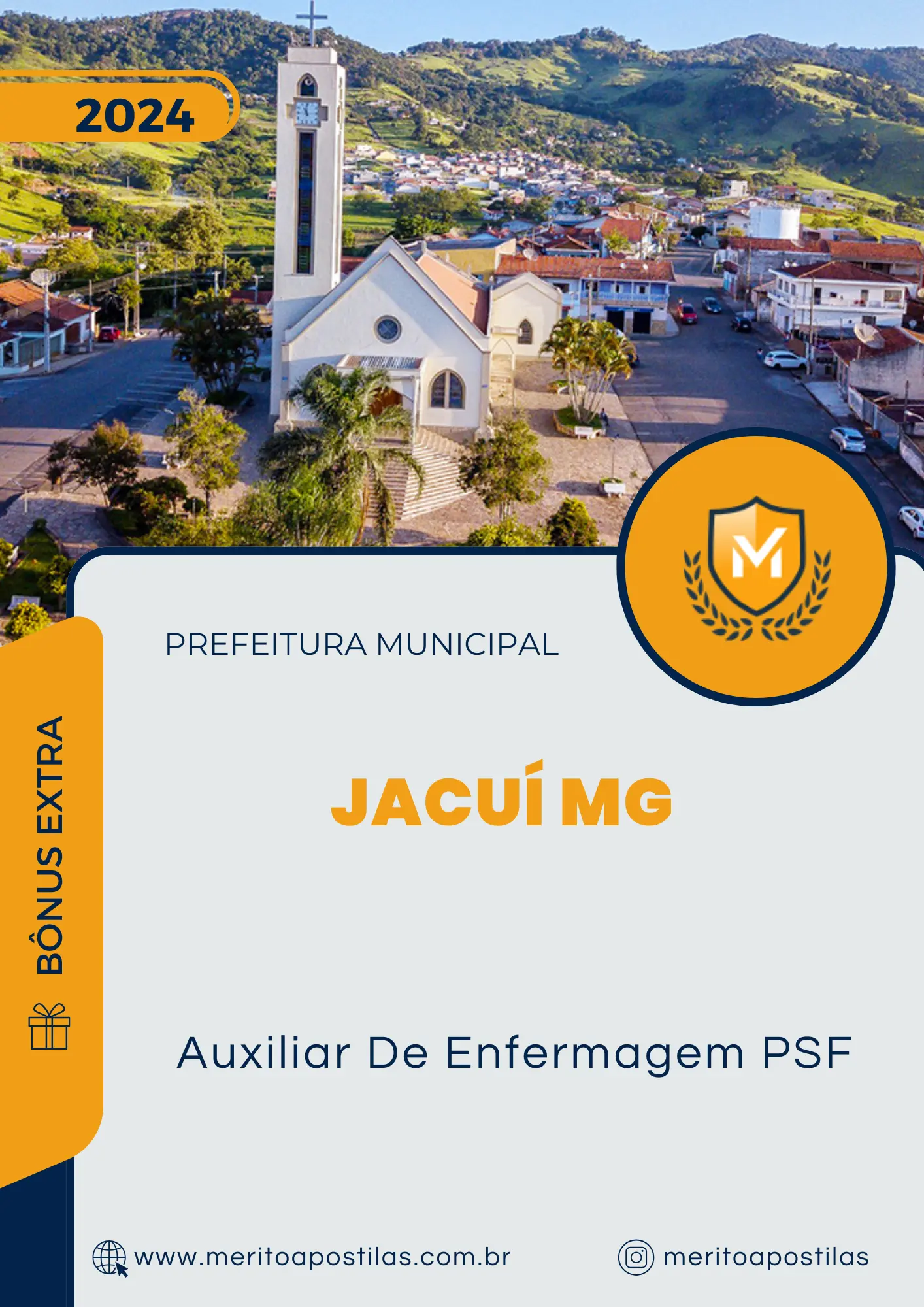 Apostila Auxiliar De Enfermagem PSF Prefeitura de Jacuí MG 2025