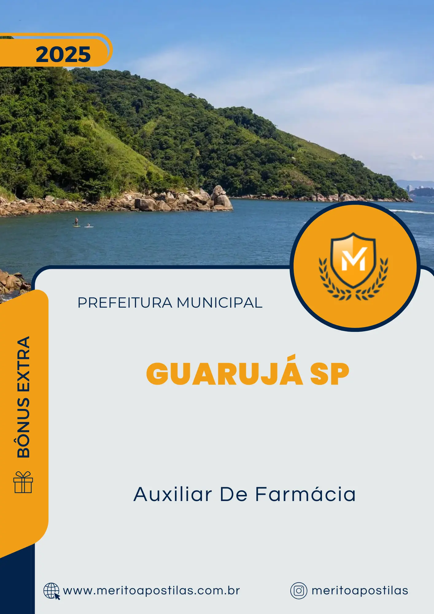 Apostila Auxiliar De Farmácia Prefeitura de Guarujá SP 2025