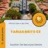 Apostila Auxiliar De Serviços Gerais Prefeitura de Farias Brito CE 2025