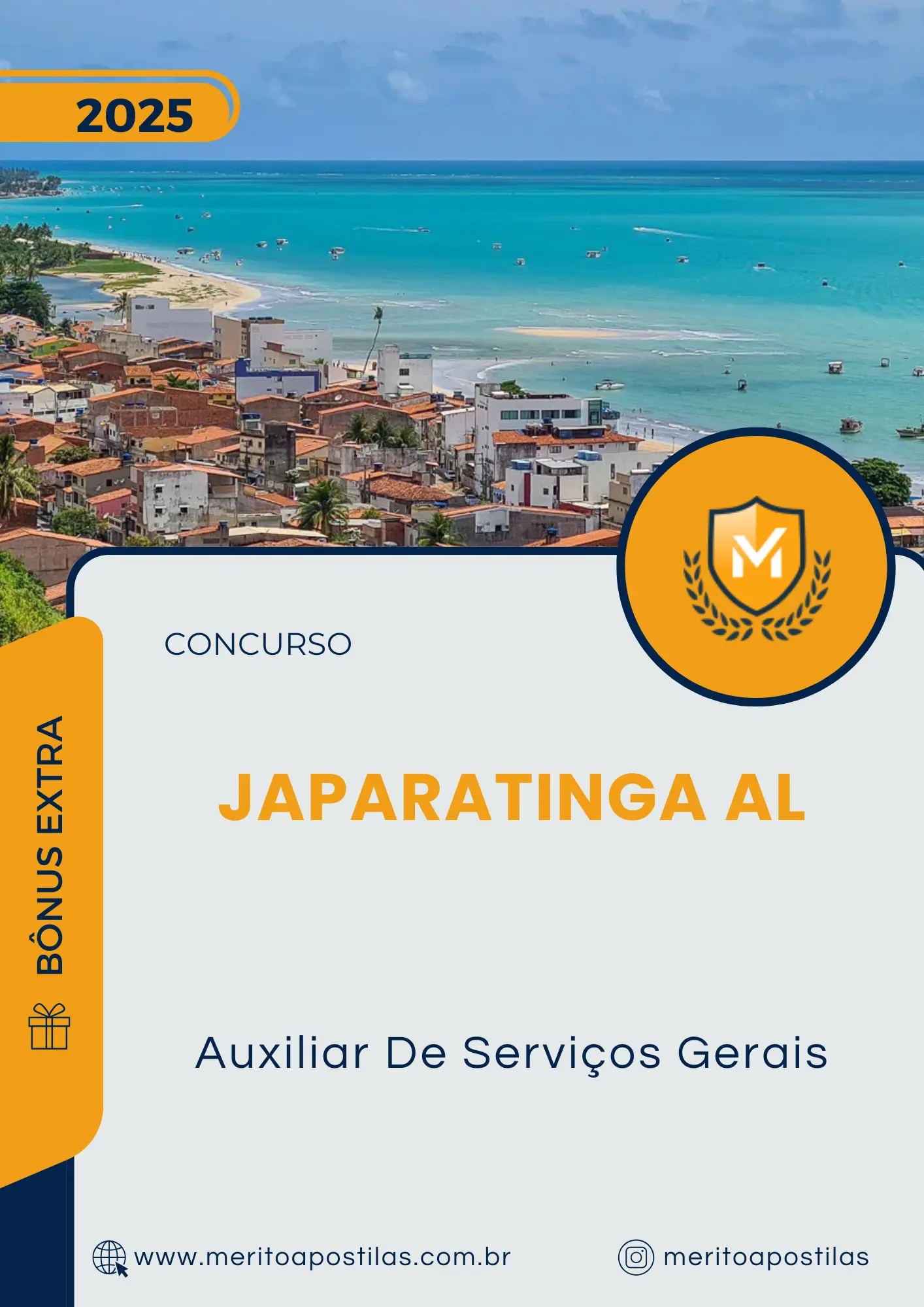 Apostila Auxiliar De Serviços Gerais Prefeitura de Japaratinga AL 2025