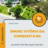 Apostila Auxiliar De Serviços Gerais Concurso EMURC Vitória da Conquista BA 2025