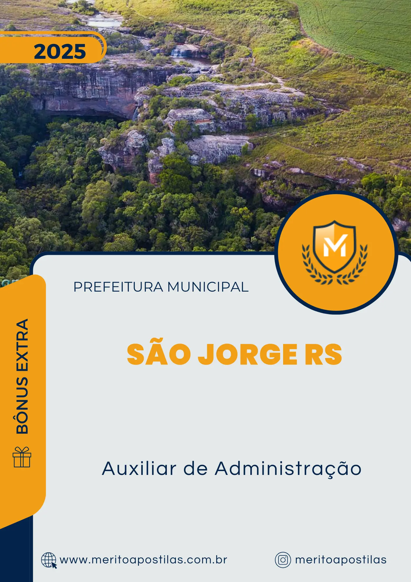 Apostila Auxiliar de Administração Prefeitura de São Jorge RS 2025