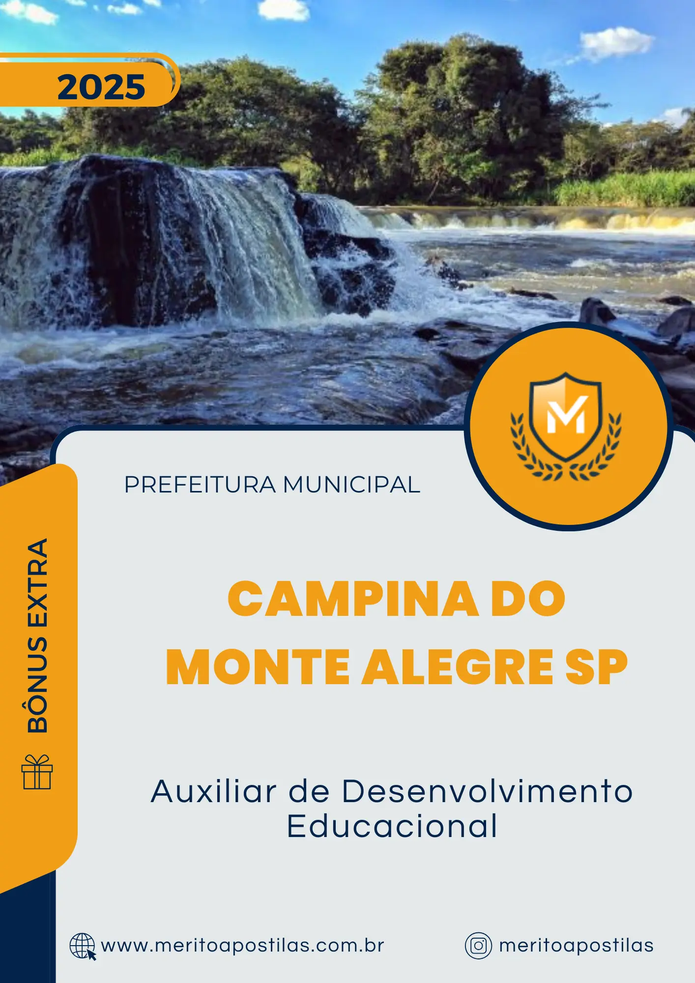 Apostila Auxiliar de Desenvolvimento Educacional Prefeitura de Campina do Monte Alegre SP 2025