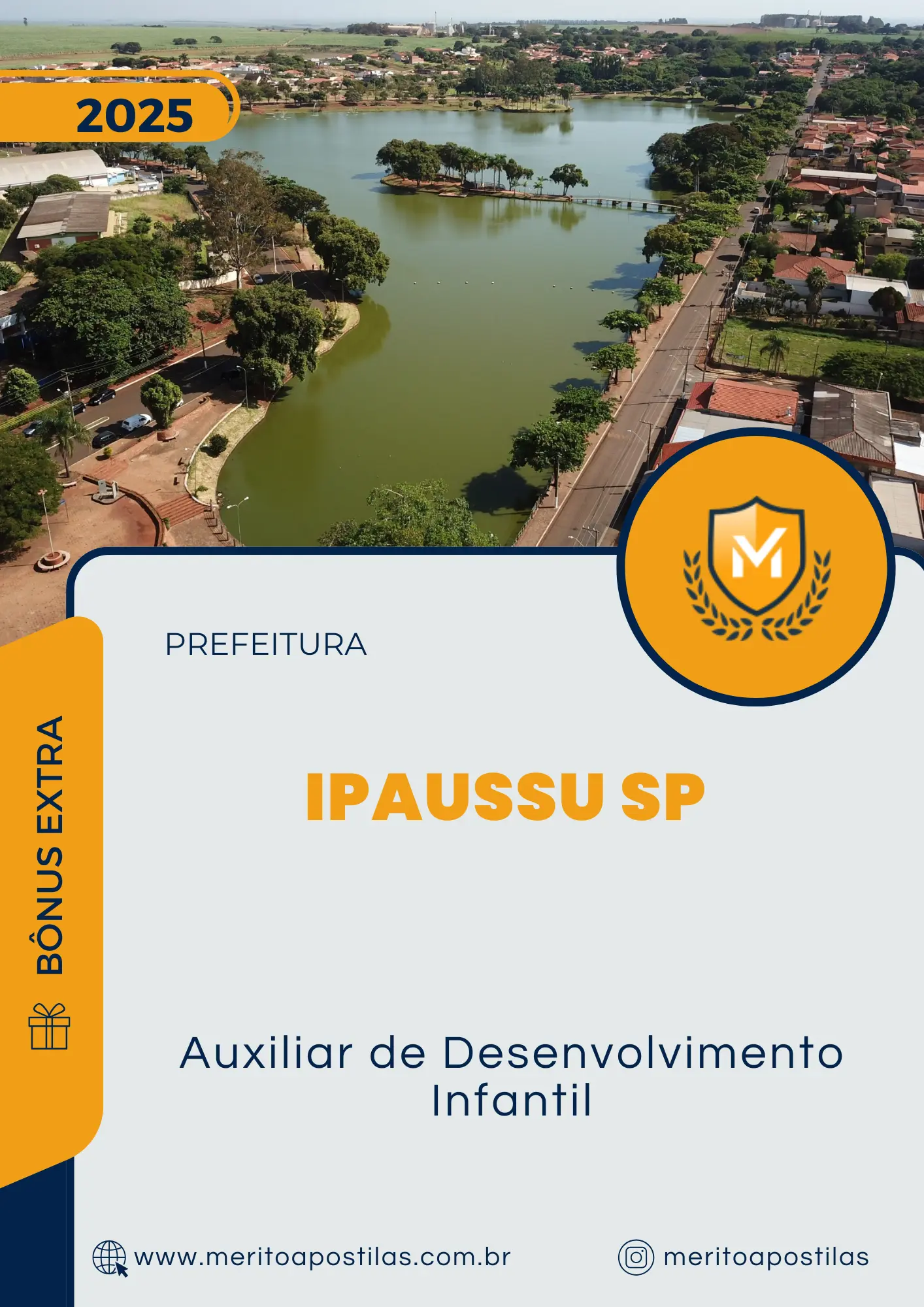 Apostila Auxiliar de Desenvolvimento Infantil Concurso Ipaussu SP 2025