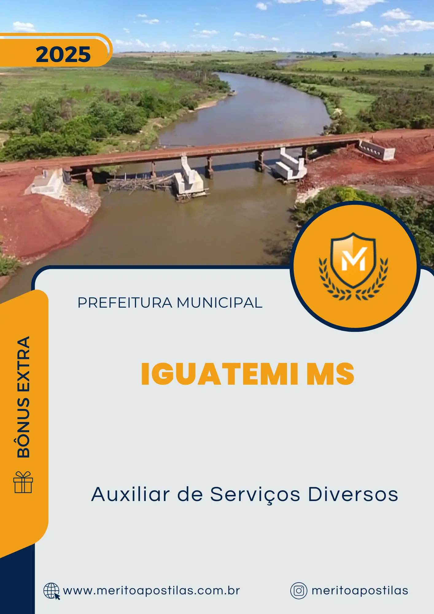 Apostila Auxiliar de Serviços Diversos Prefeitura de Iguatemi MS 2025