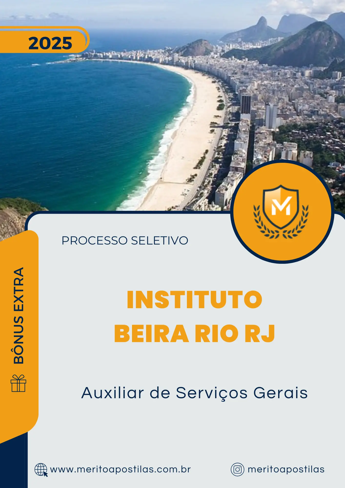 Apostila Auxiliar de Serviços Gerais Processo Seletivo Instituto Beira Rio RJ 2025