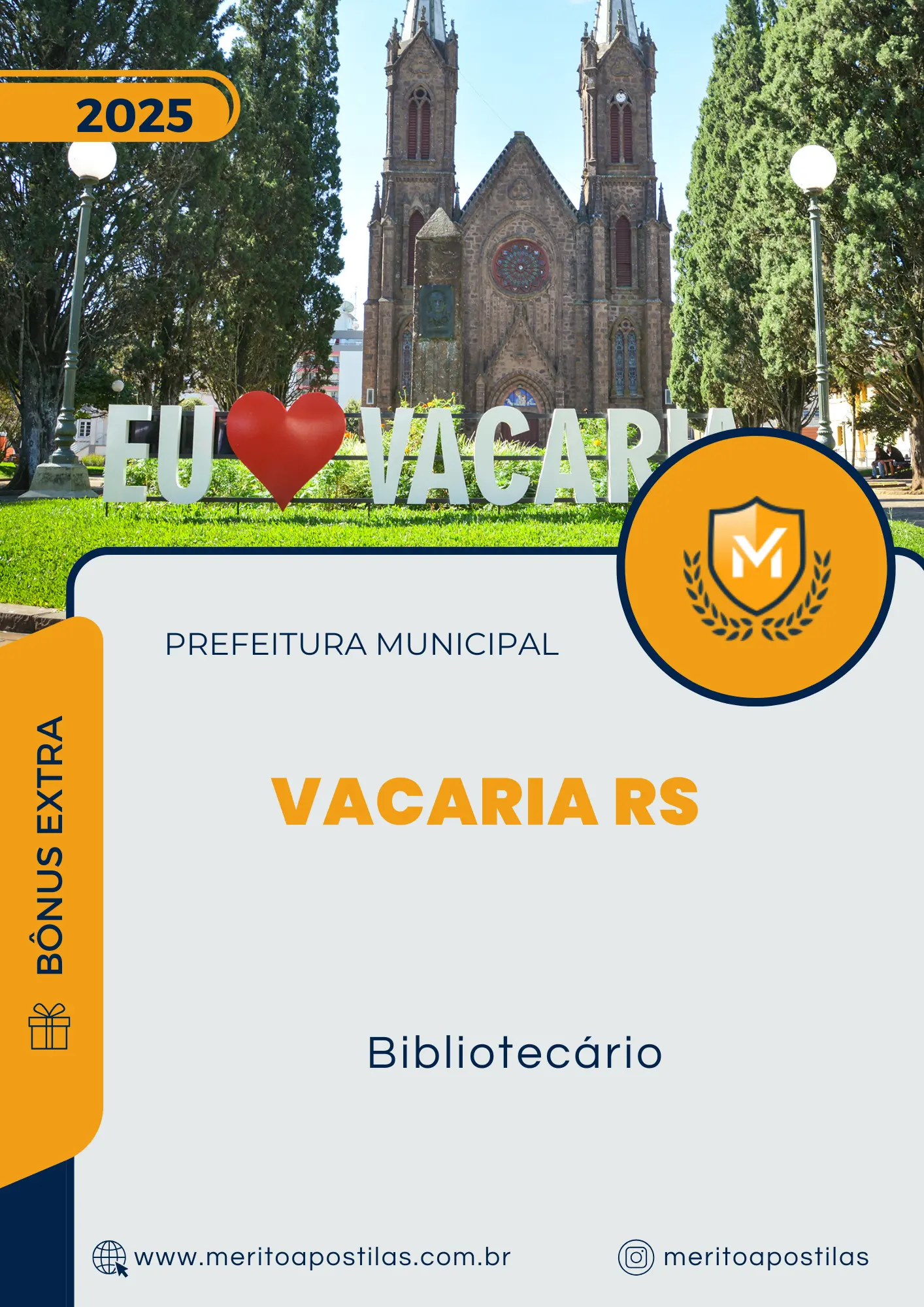 Apostila Bibliotecário Prefeitura de Vacaria RS 2025