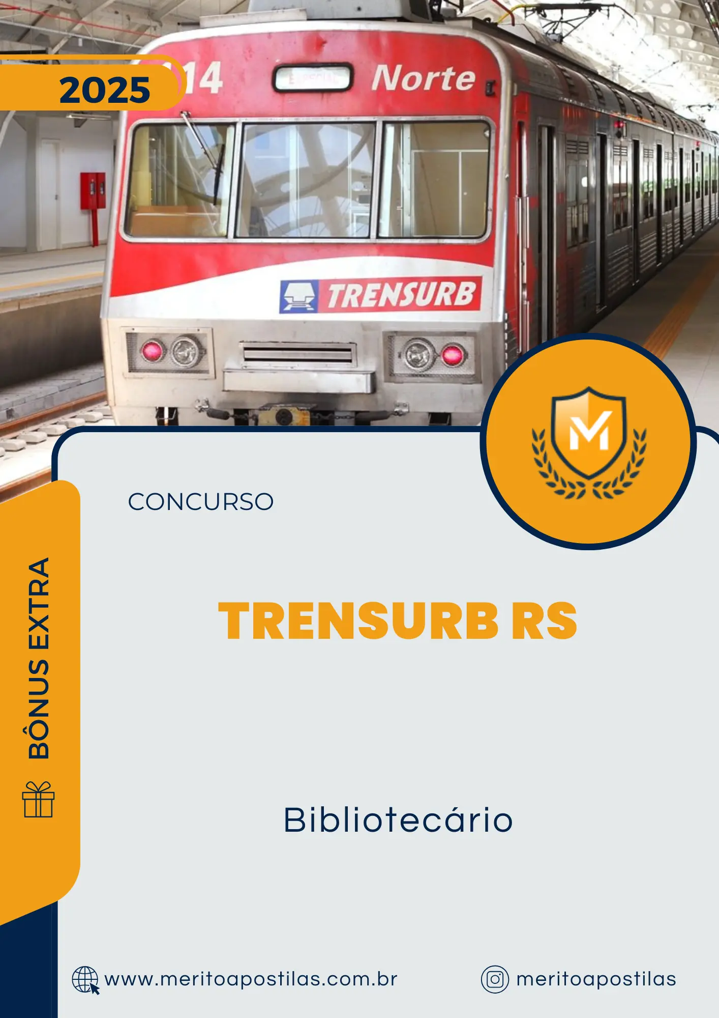 Apostila Bibliotecário Concurso TRENSURB RS 2025