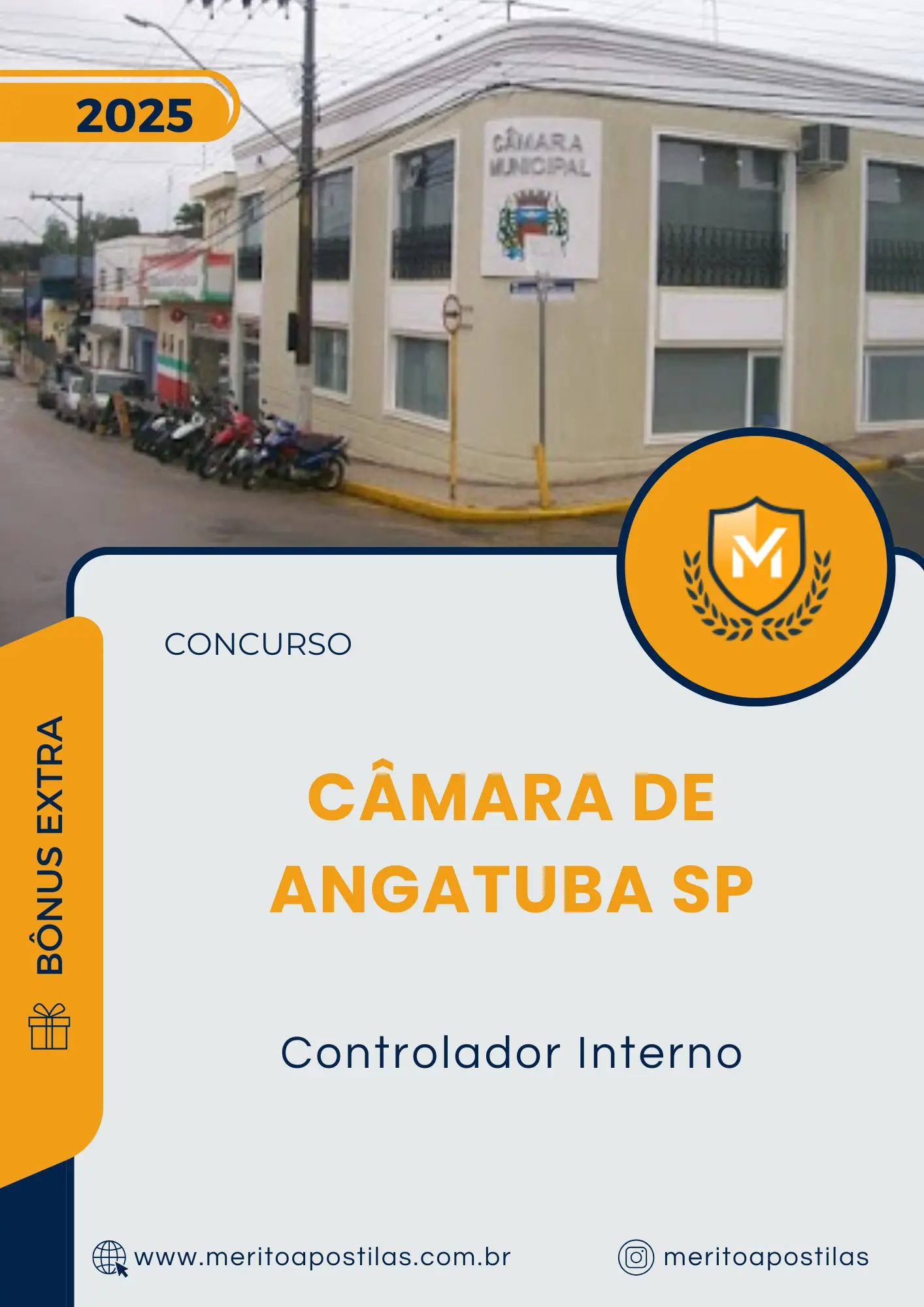 Apostila Controlador Interno Câmara de Angatuba SP 2025