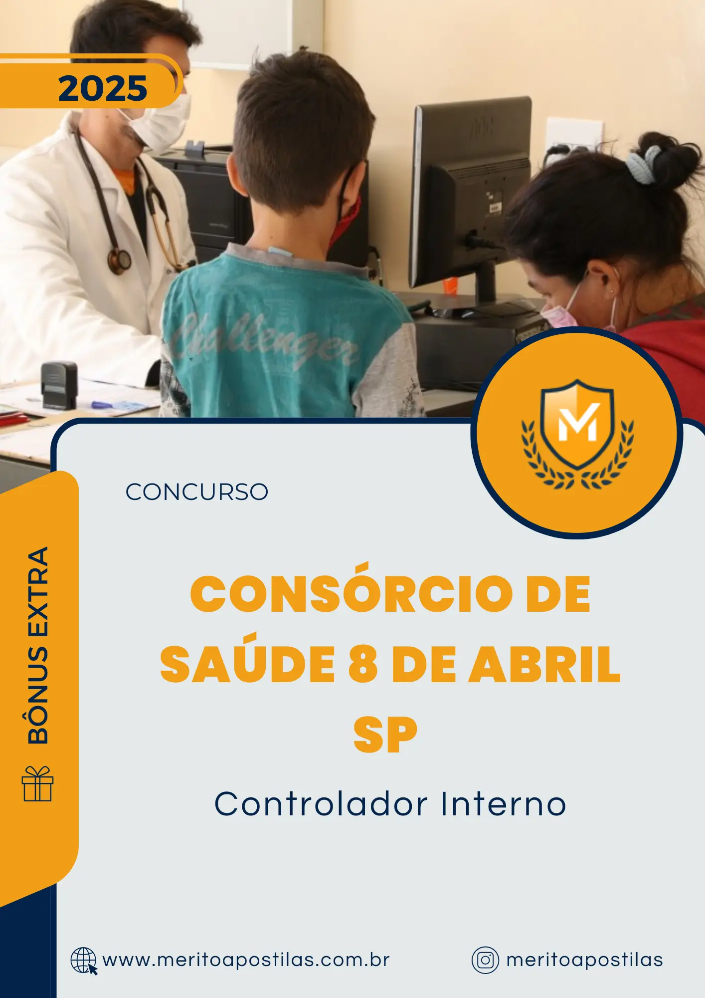 Apostila Controlador Interno Consórcio de Saúde 8 de Abril SP 2025