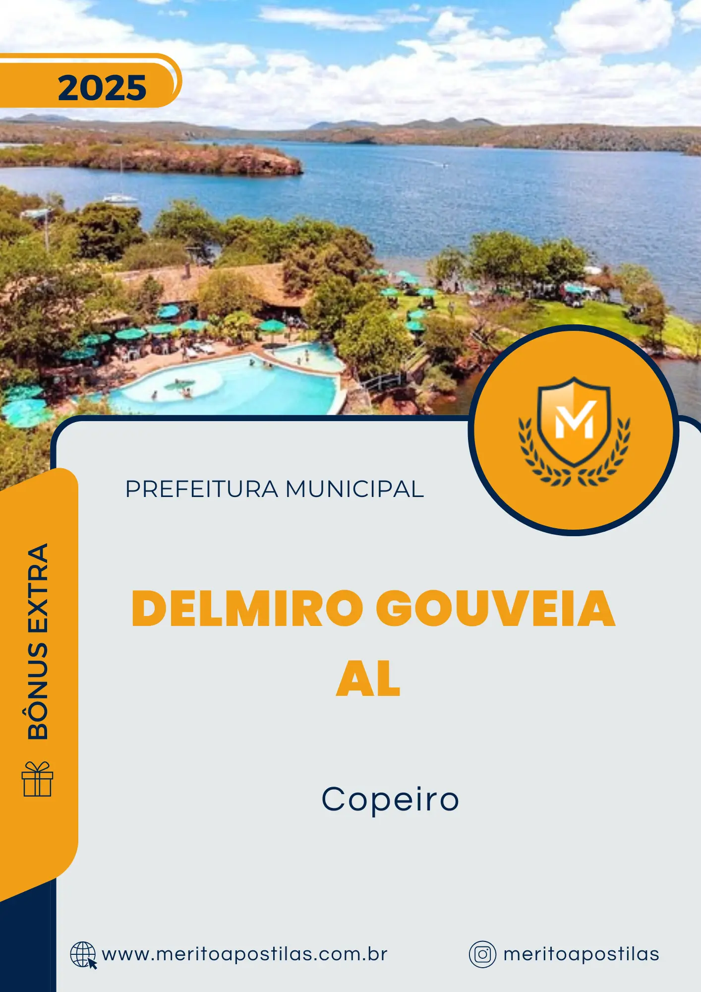 Apostila Copeiro Prefeitura de Delmiro Gouveia AL 2025