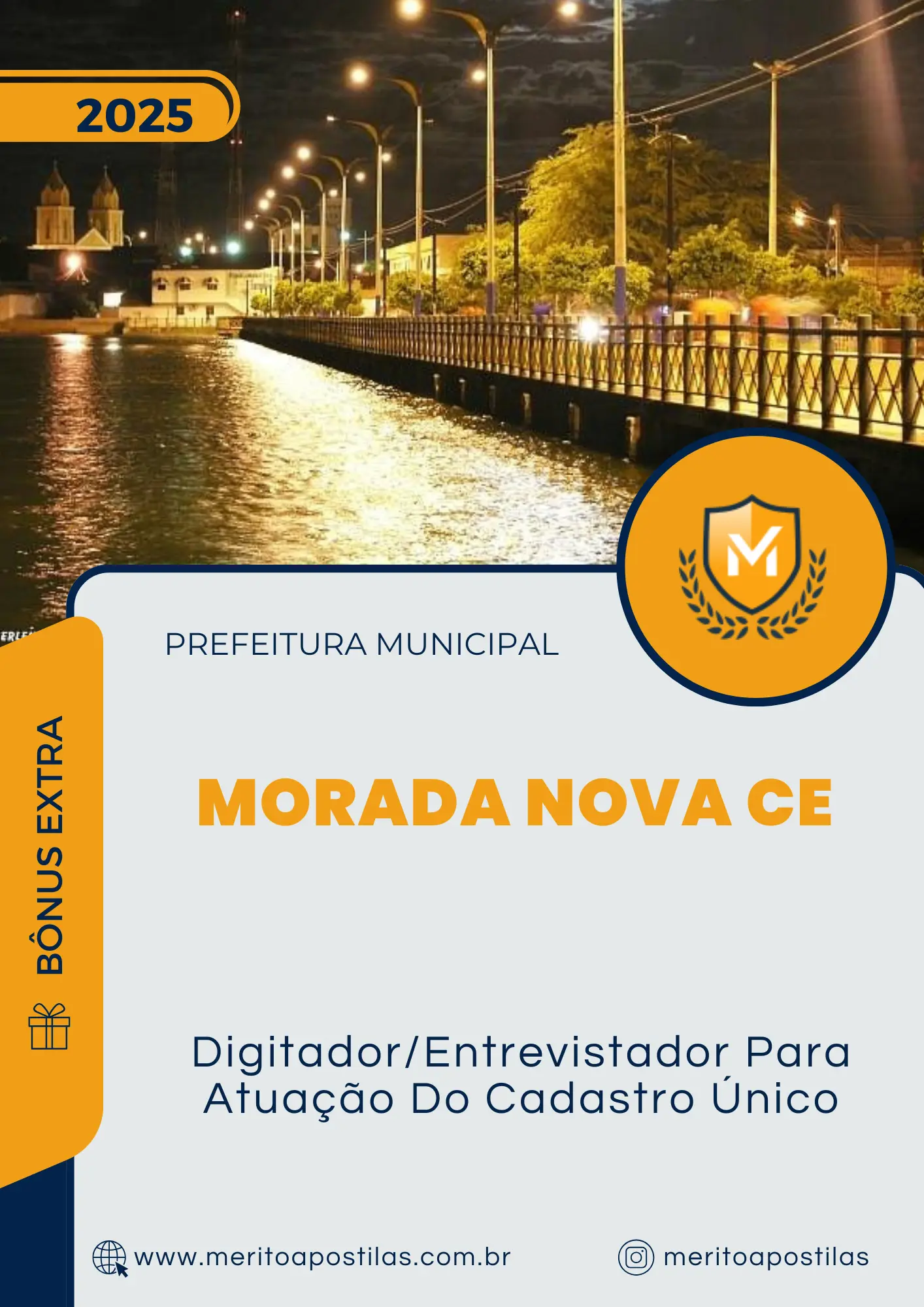 Apostila Digitador/Entrevistador Para Atuação Do Cadastro Único Prefeitura de Morada Nova CE 2025