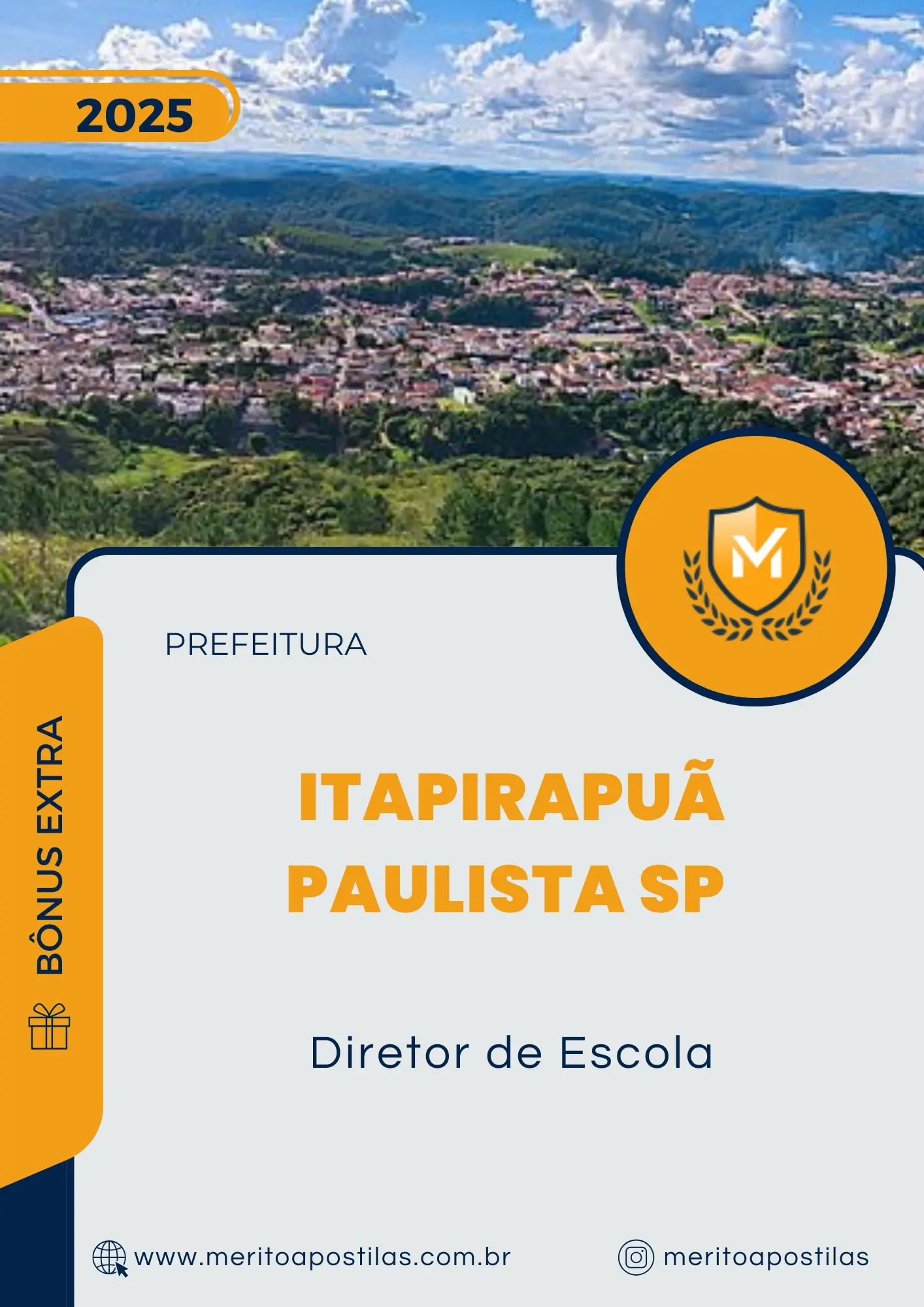 Apostila Diretor de Escola Prefeitura de Itapirapuã Paulista SP 2025