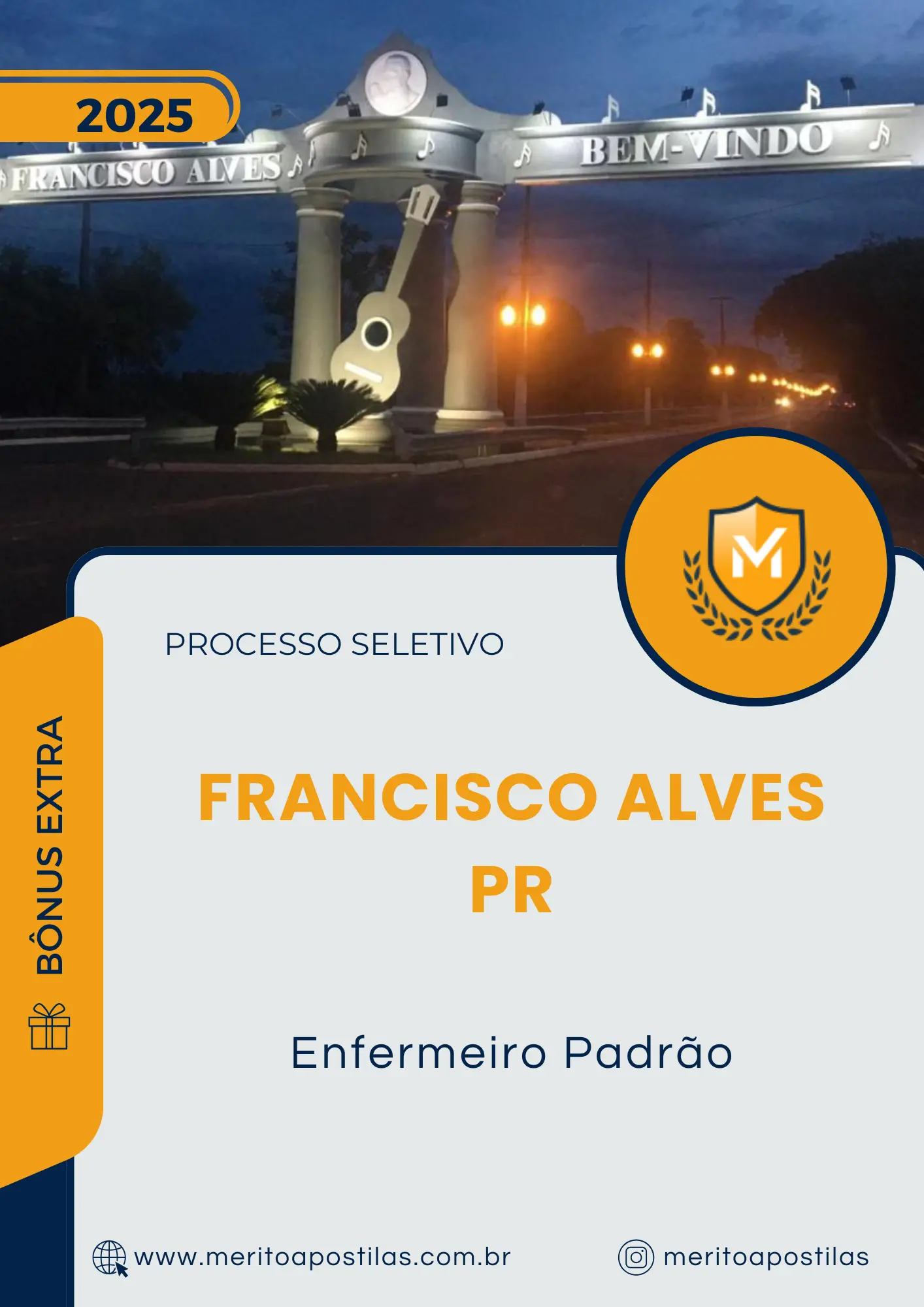 Apostila Enfermeiro Padrão Processo Seletivo de Francisco Alves PR 2025