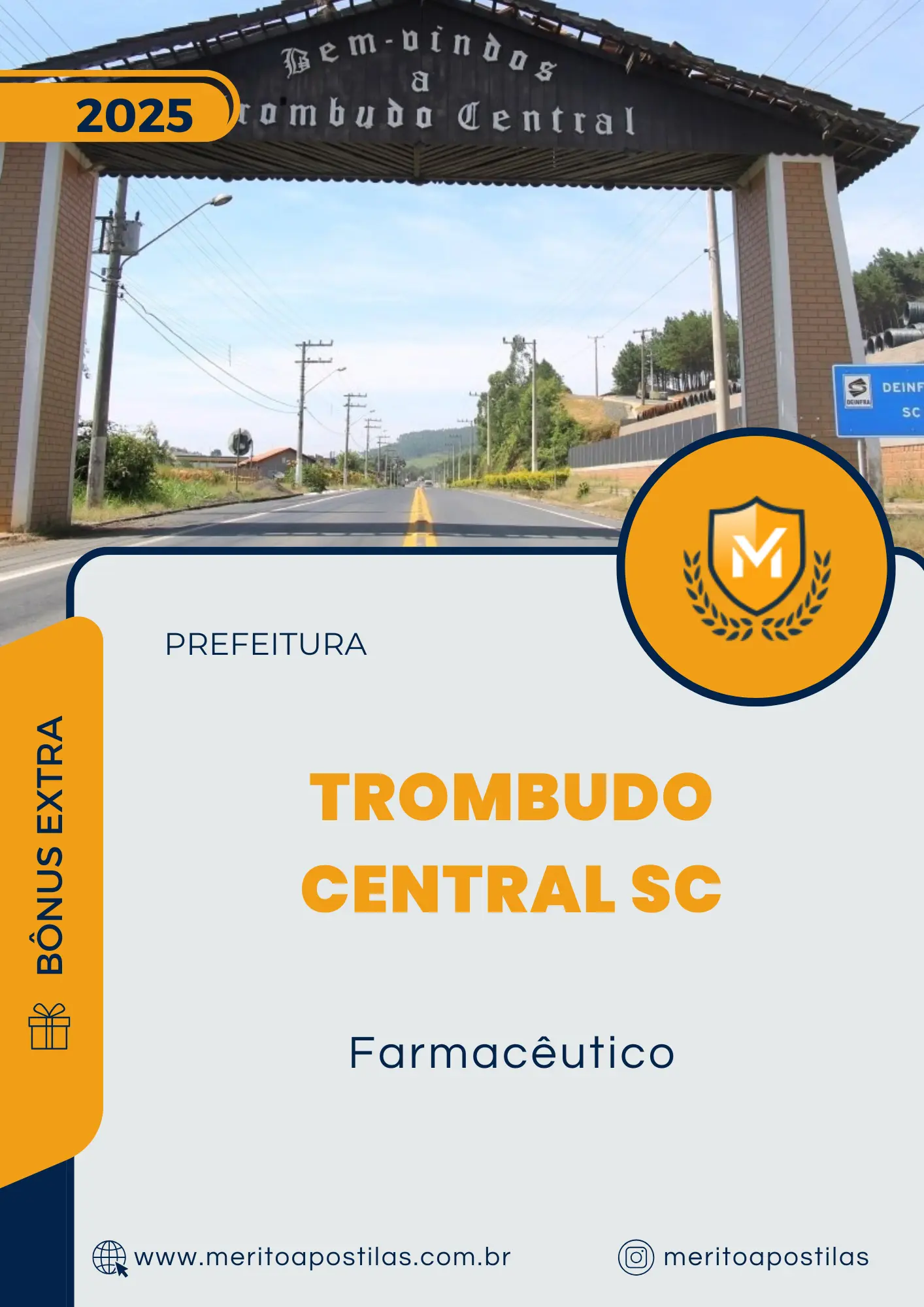 Apostila Farmacêutico Prefeitura de Trombudo Central SC 2025