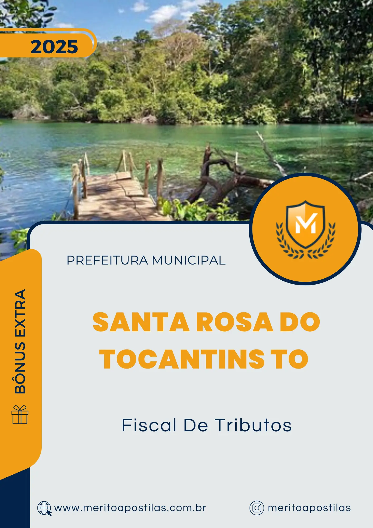 Apostila Fiscal De Tributos Prefeitura Santa Rosa do Tocantins TO 2025