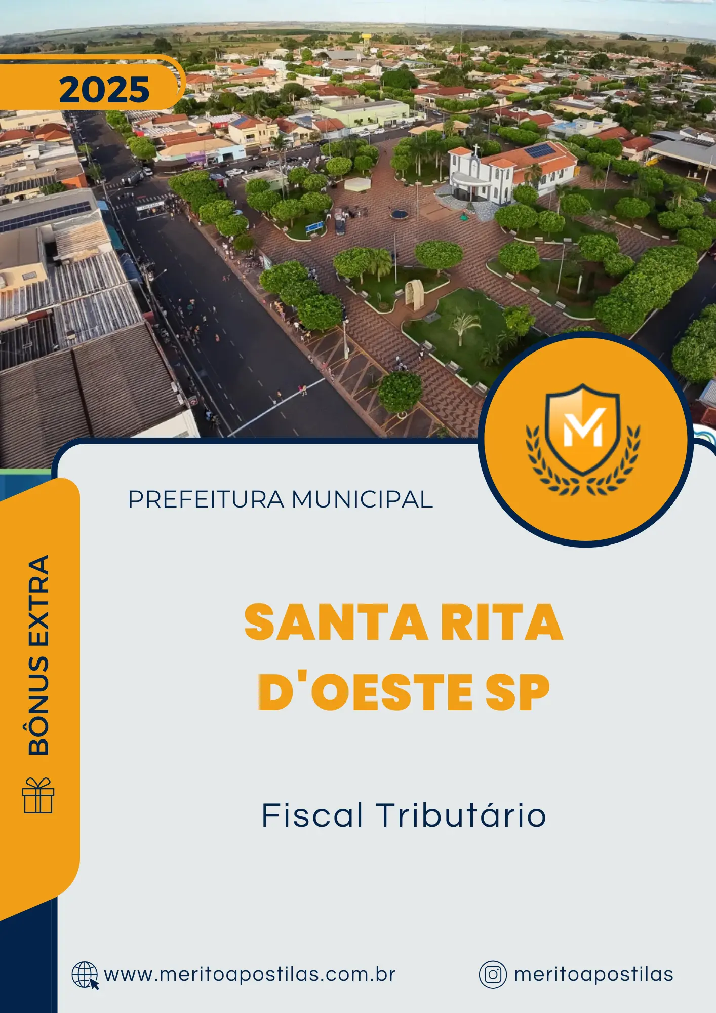 Apostila Fiscal Tributário Prefeitura de Santa Rita d'Oeste SP 2025