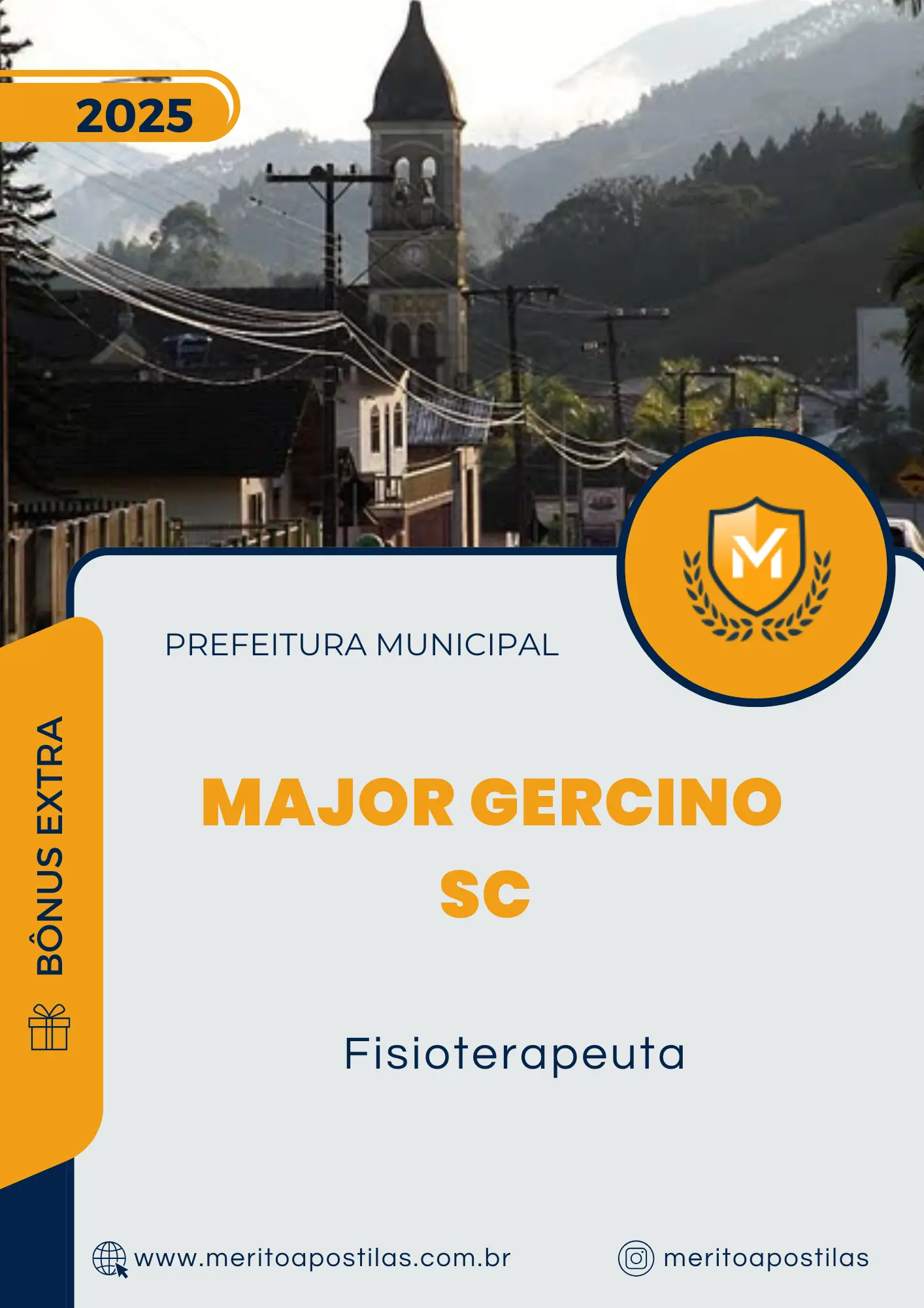 Apostila Fisioterapeuta Prefeitura de Major Gercino SC 2025