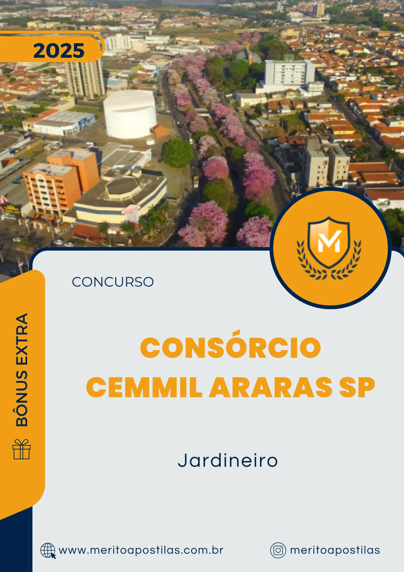 Apostila Jardineiro Consórcio Cemmil Araras SP 2025