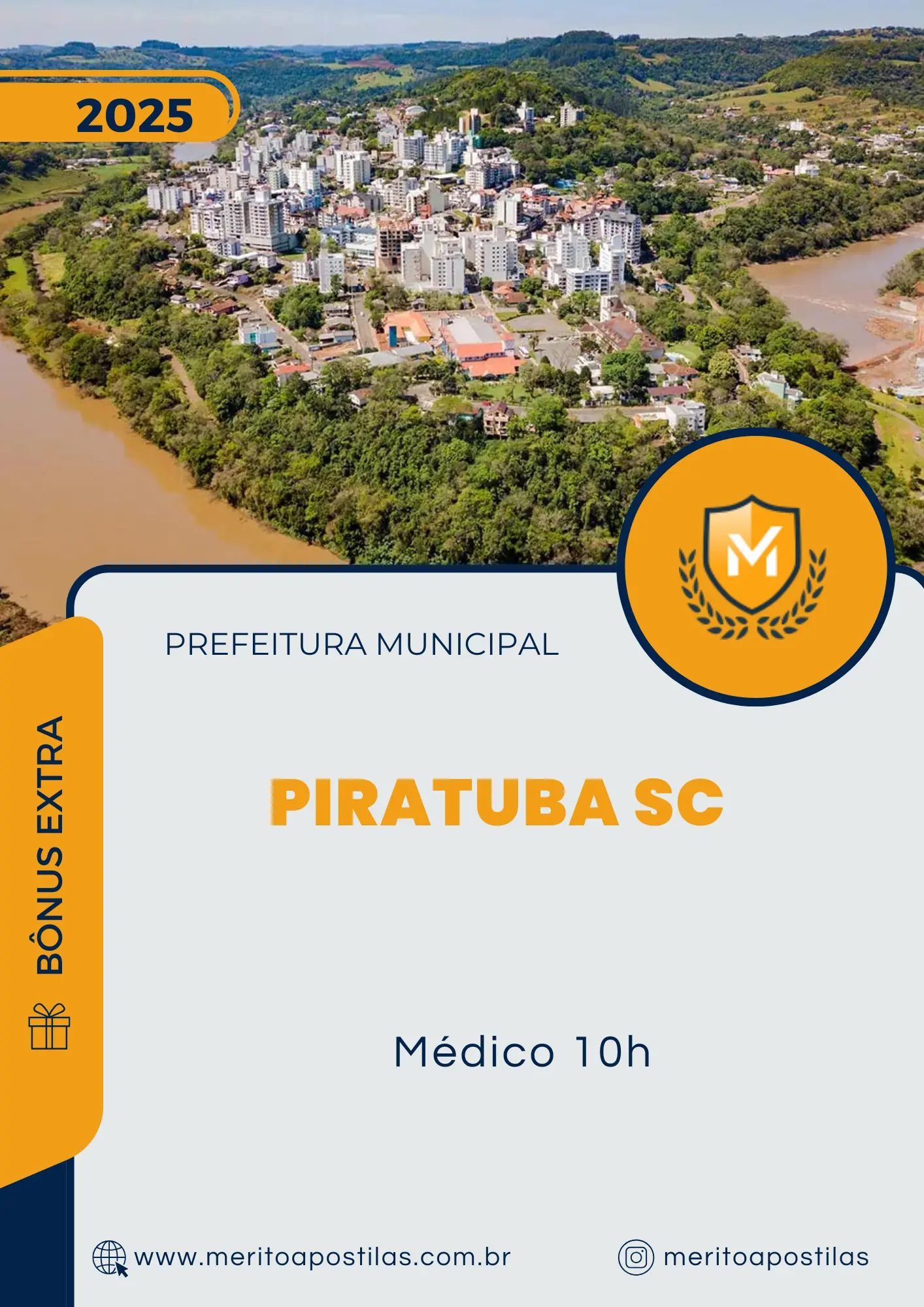 Apostila Médico 10h Prefeitura de Piratuba SC 2025