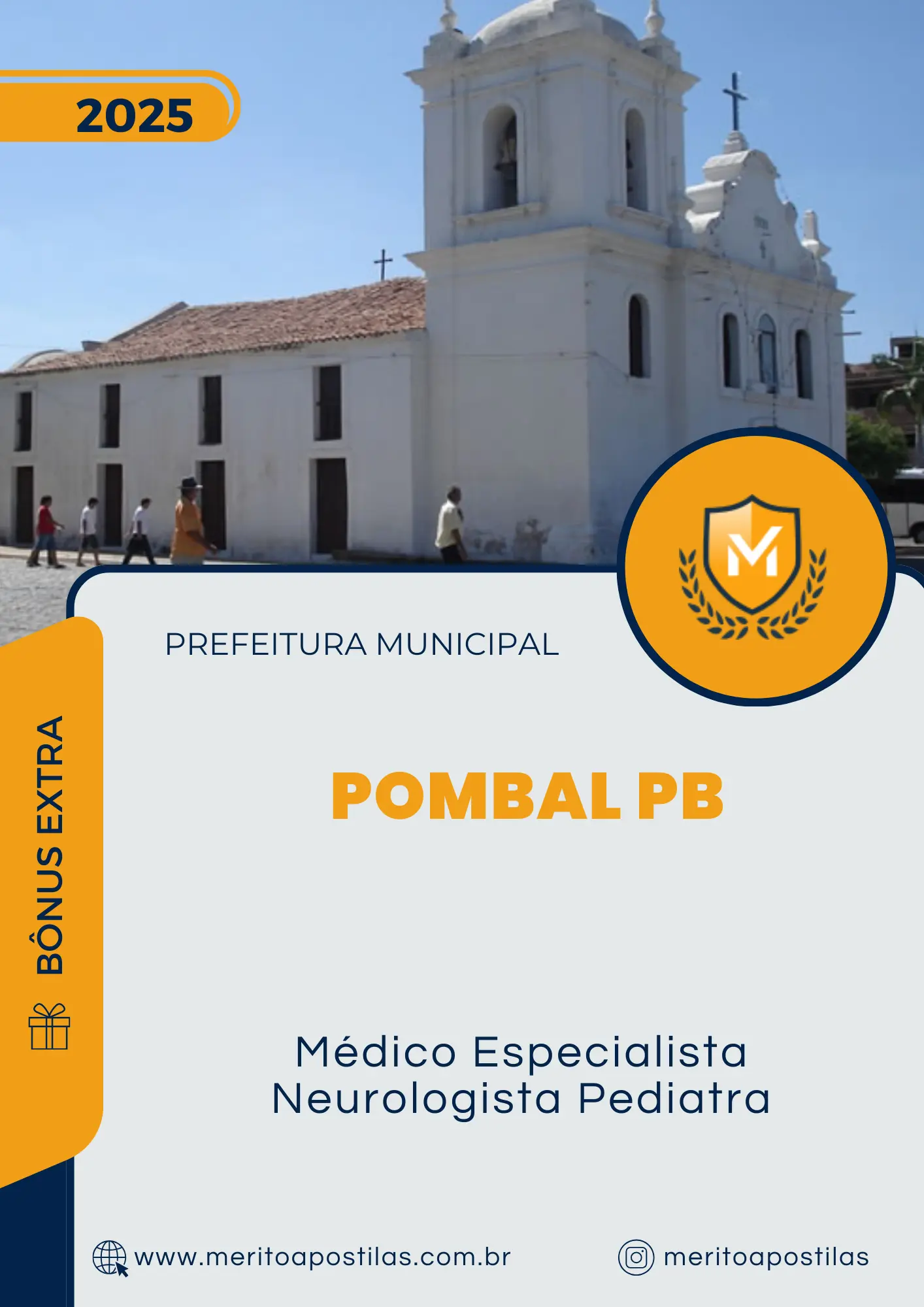 Apostila Médico Especialista Neurologista Pediatra Prefeitura Pombal PB 2025