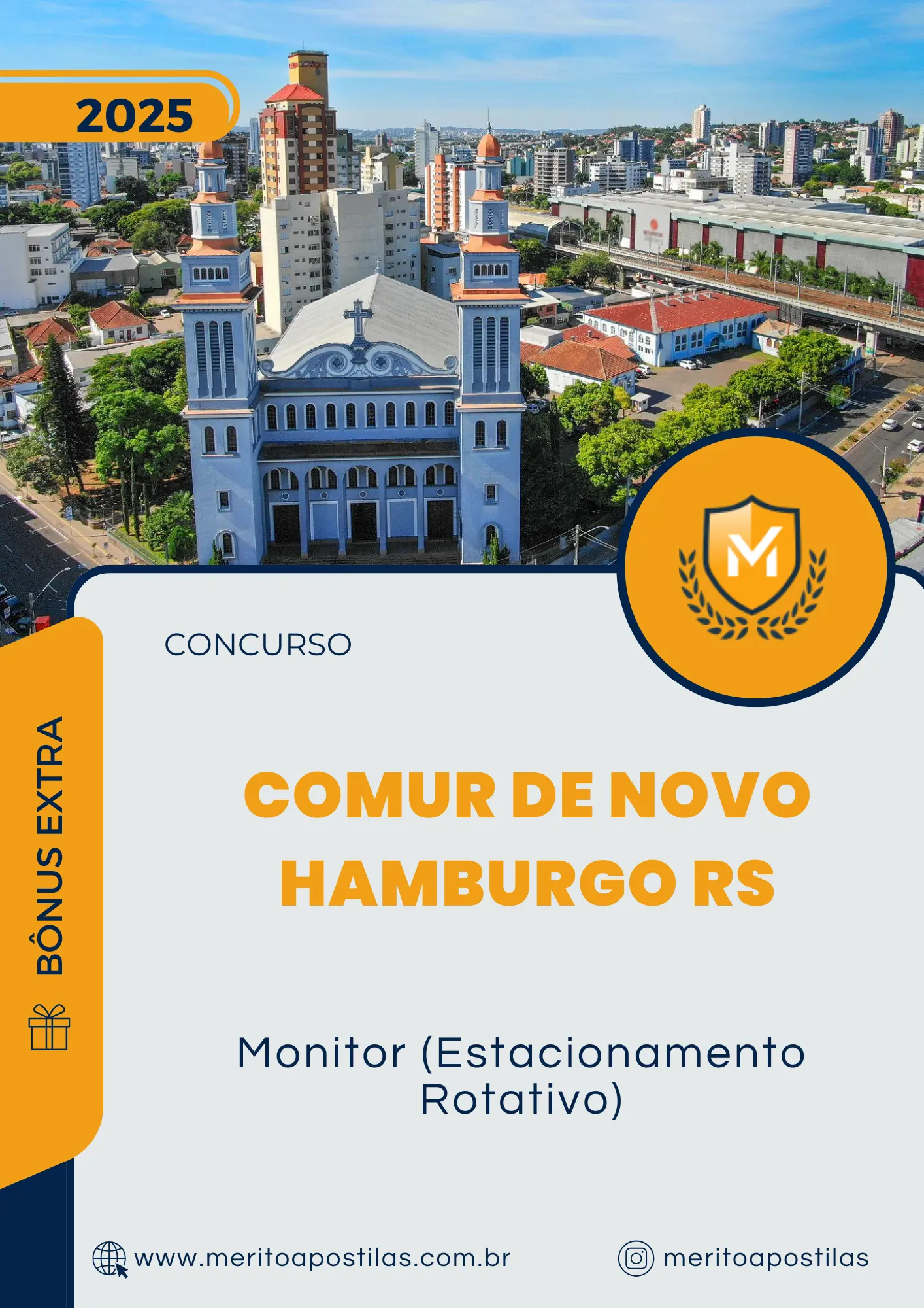 Apostila Monitor Estacionamento Rotativo Concurso COMUR de Novo Hamburgo RS 2025