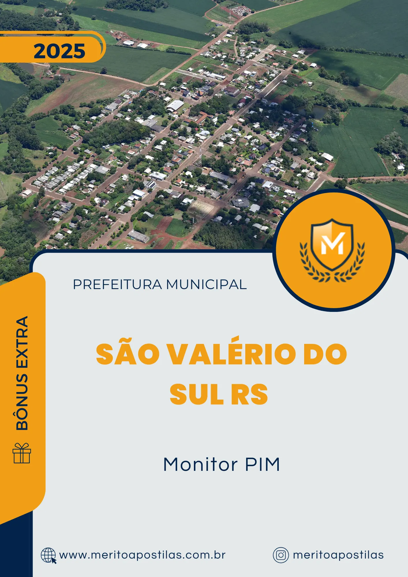 Apostila Monitor PIM Prefeitura de São Valério do Sul RS 2025