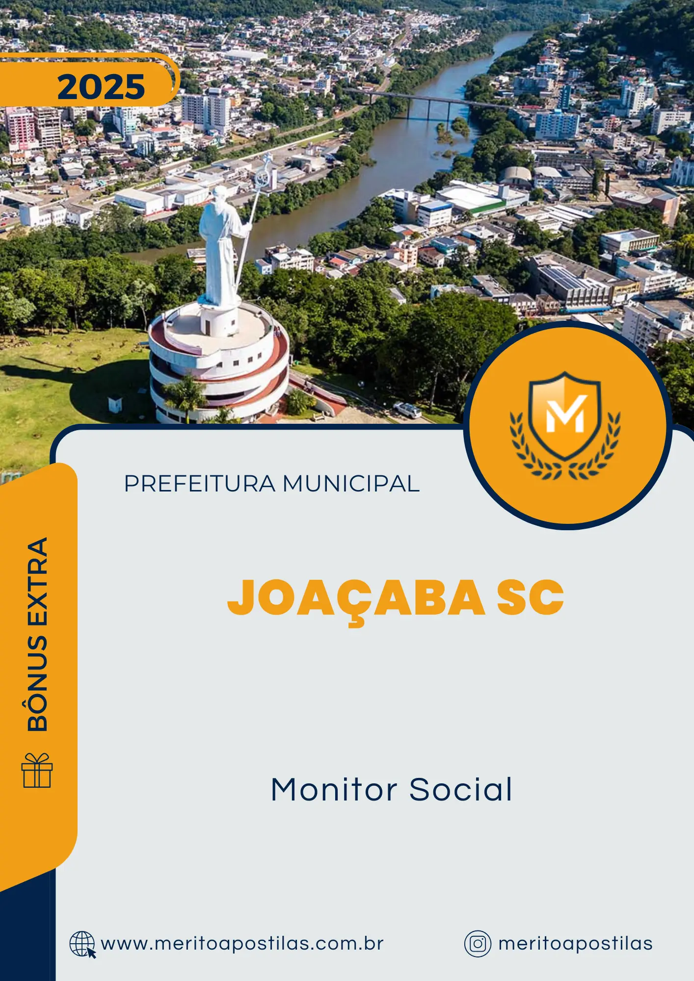 Apostila Monitor Social Prefeitura de Joaçaba SC 2025