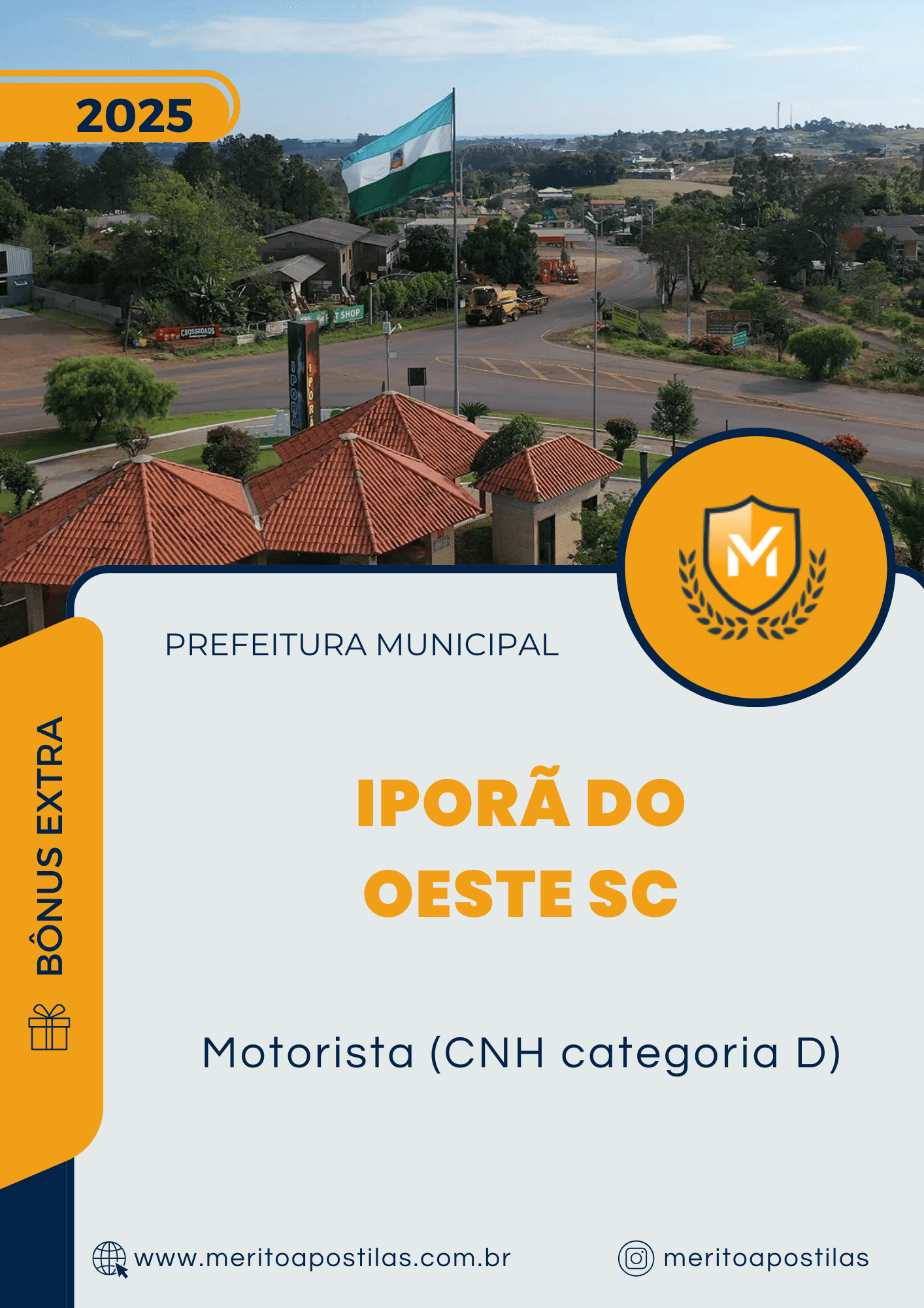 Apostila Motorista CNH Categoria D Prefeitura de Iporã do Oeste SC 2025