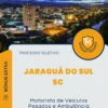 Apostila Motorista de Veículos Pesados e Ambulância Processo Seletivo de Jaraguá do Sul SC 2025