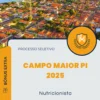 Apostila Nutricionista Processo Seletivo Campo Maior PI 2025