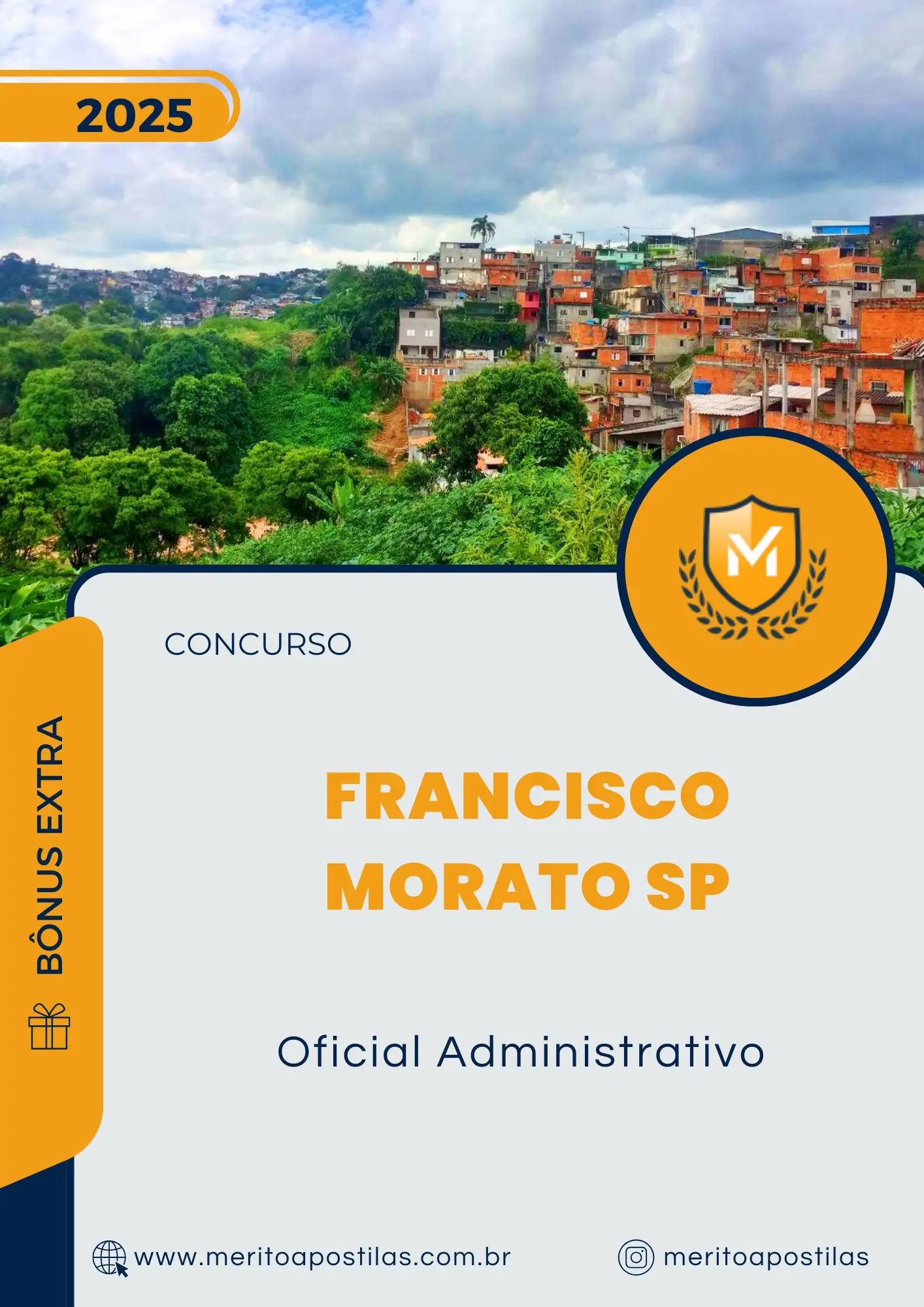 Apostila Oficial Administrativo Concurso Francisco Morato SP 2025
