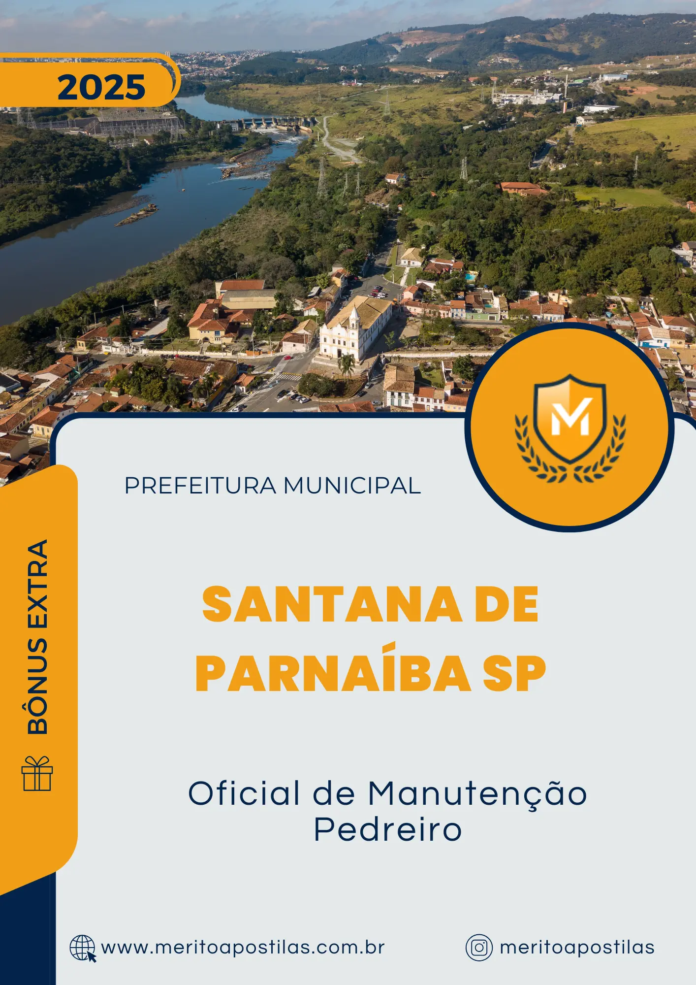 Apostila Oficial de Manutenção Pedreiro Prefeitura de Santana de Parnaíba SP 2025