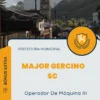 Apostila Operador De Máquina III Prefeitura de Major Gercino SC 2025