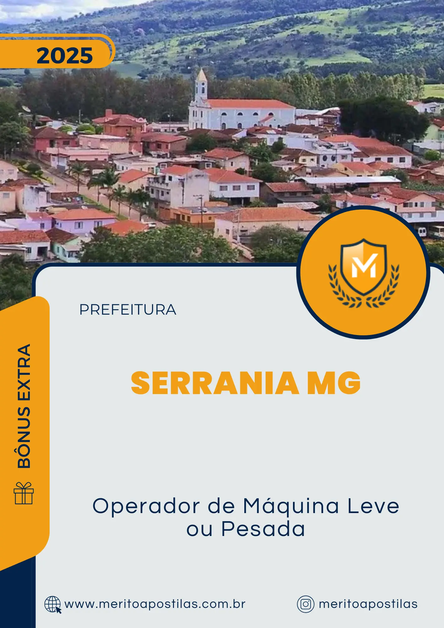 Apostila Operador de Máquina Leve ou Pesada Prefeitura de Serrania MG 2025
