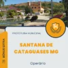 Apostila Operário Prefeitura de Santana de Cataguases MG 2025