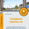 Apostila Operário Braçal Serviços Braçais/Serviços de faxina Prefeitura de Trombudo Central SC 2025