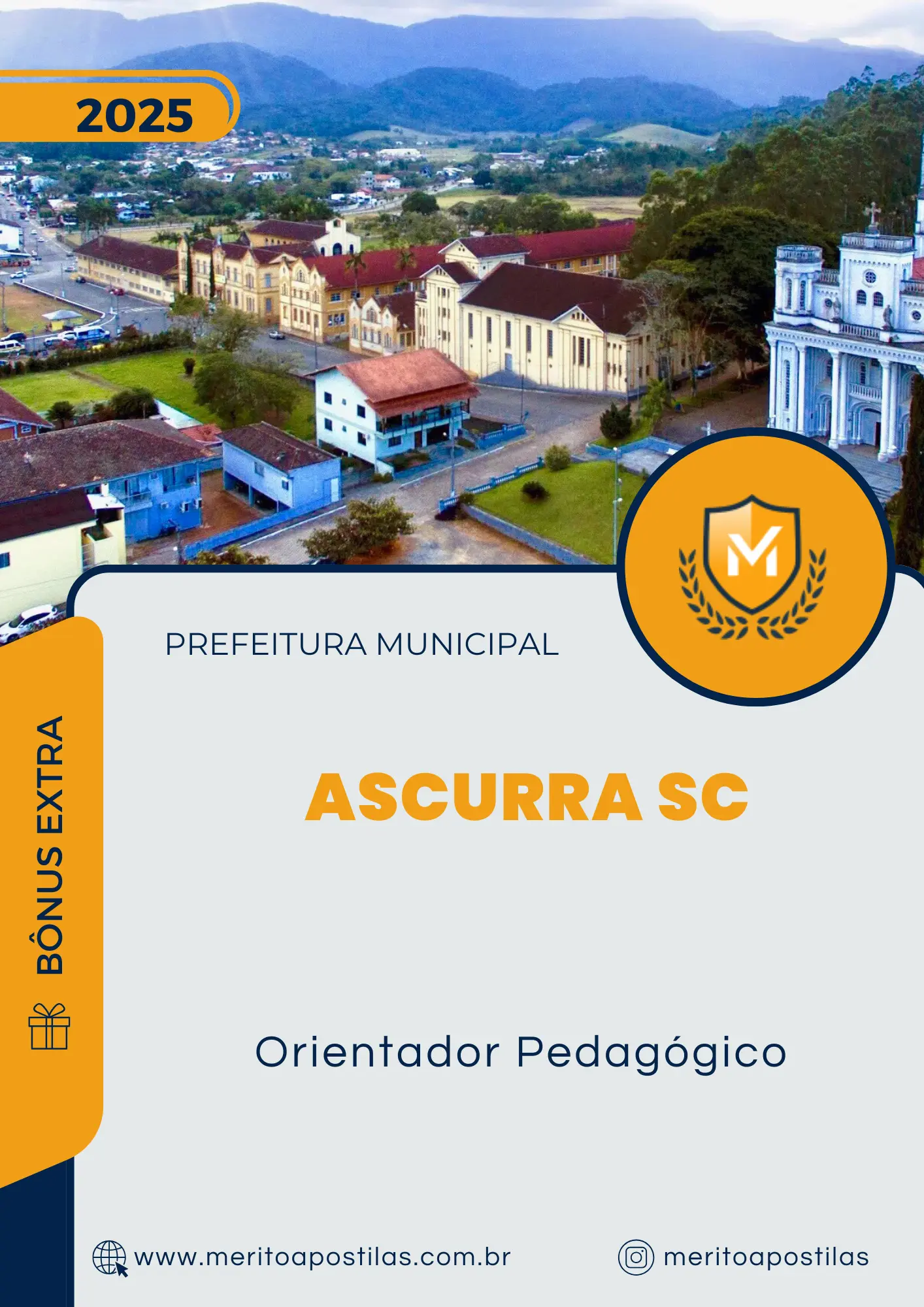 Apostila Orientador Pedagógico Prefeitura de Ascurra SC 2025