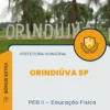 Apostila PEB II Educação Física Prefeitura de Orindiúva SP 2025