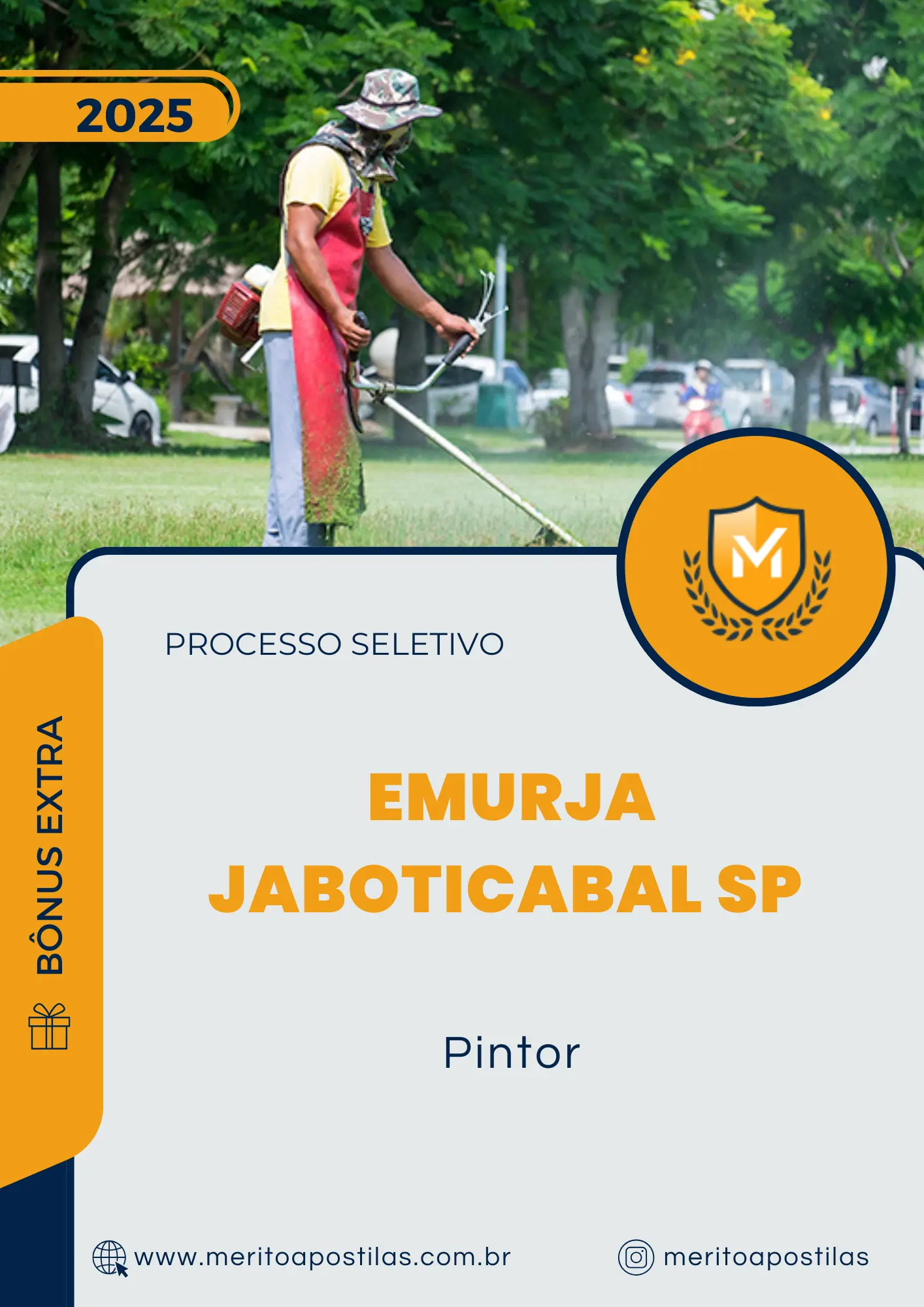 Apostila Pintor Processo Seletivo EMURJA Jaboticabal SP 2025