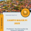 Apostila Professor De Educação De Jovens E Adultos Processo Seletivo Campo Maior PI 2025