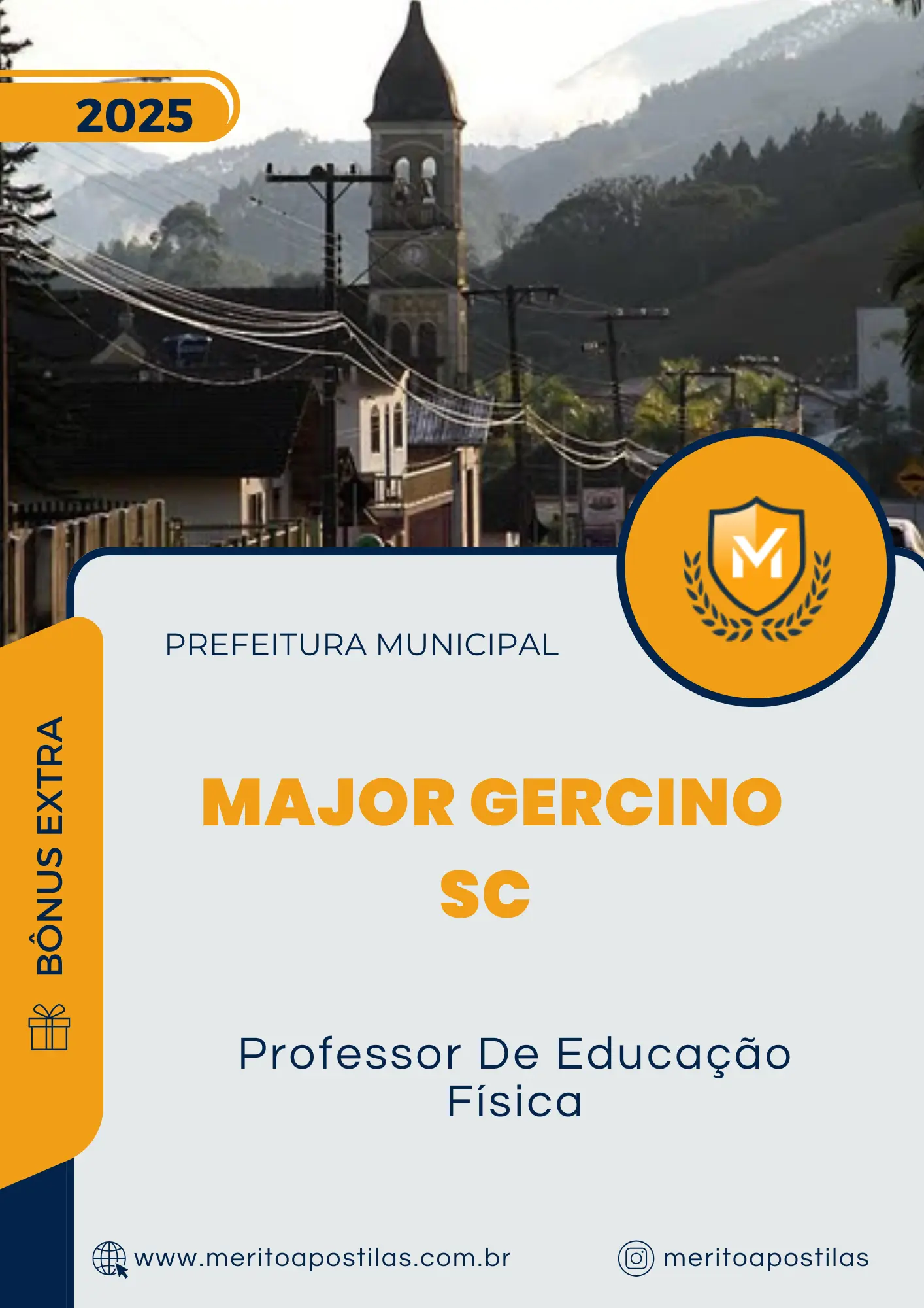 Apostila Professor De Educação Física Prefeitura de Major Gercino SC 2025
